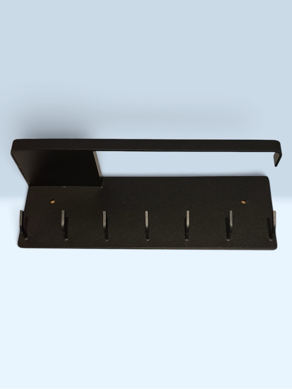 Black Metal Hook Rack